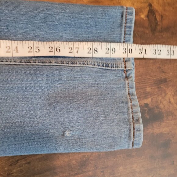 Seven7 Jeans Mens 34x32 Measures 34x30 Slim Straight Leg Medium Light Wash Denim - Picture 8 of 9